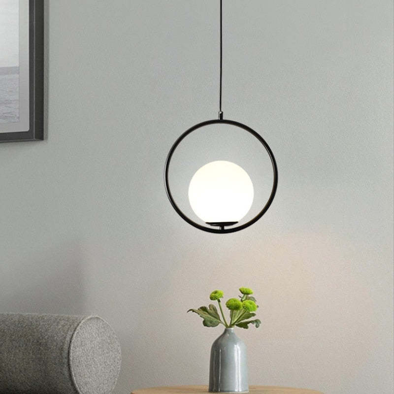 Valentina Ronde Design LED Hanglampen Metaal Glas Eetkamer Woonkamer