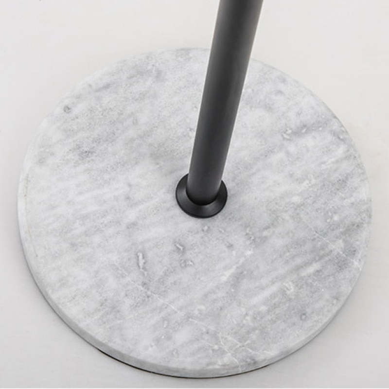 Carins Vintage Ronde LED Vloerlamp Zwart Goud Metaal Eetkamer Woonkamer