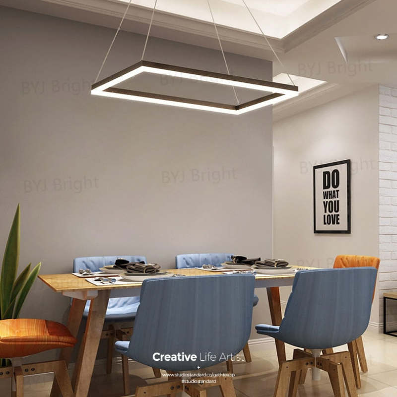 Bouvet Design LED Hanglampen Zwart Wit Metaal Eetkamer Slaapkamer