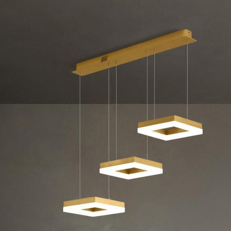 Raheel Design LED Hanglampen Goud Acryl Metaal Eetkamer Woonkamer
