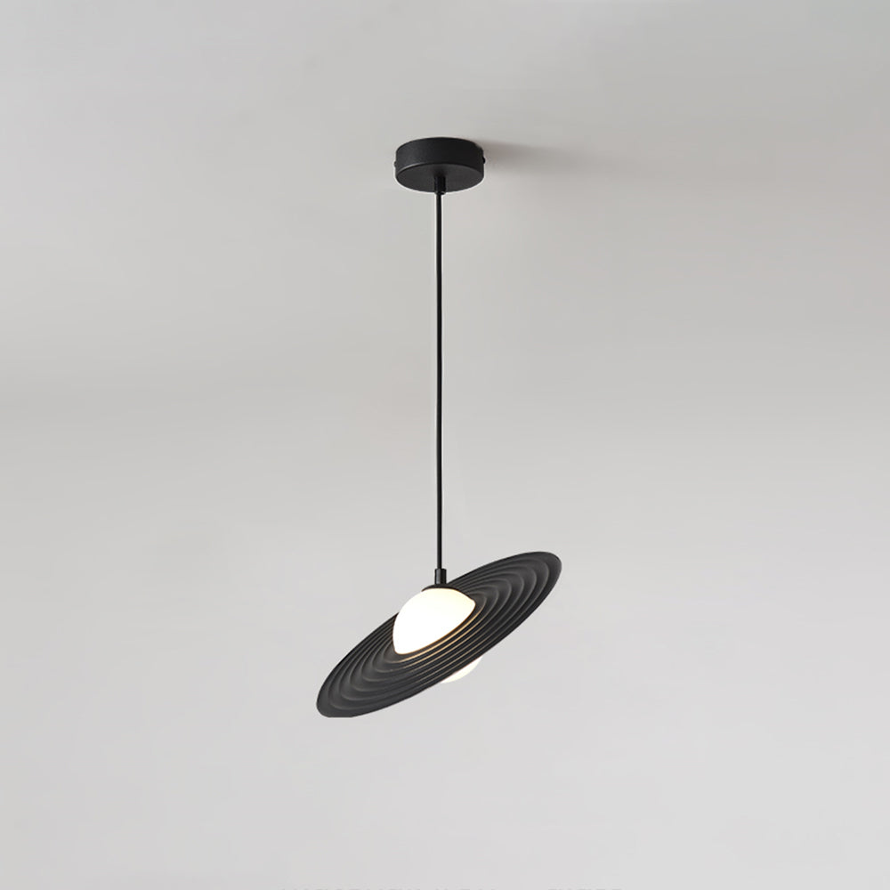 Cairns Moderne Sterren Ring LED Hanglamp Zwart/Wit Metaal Binnen