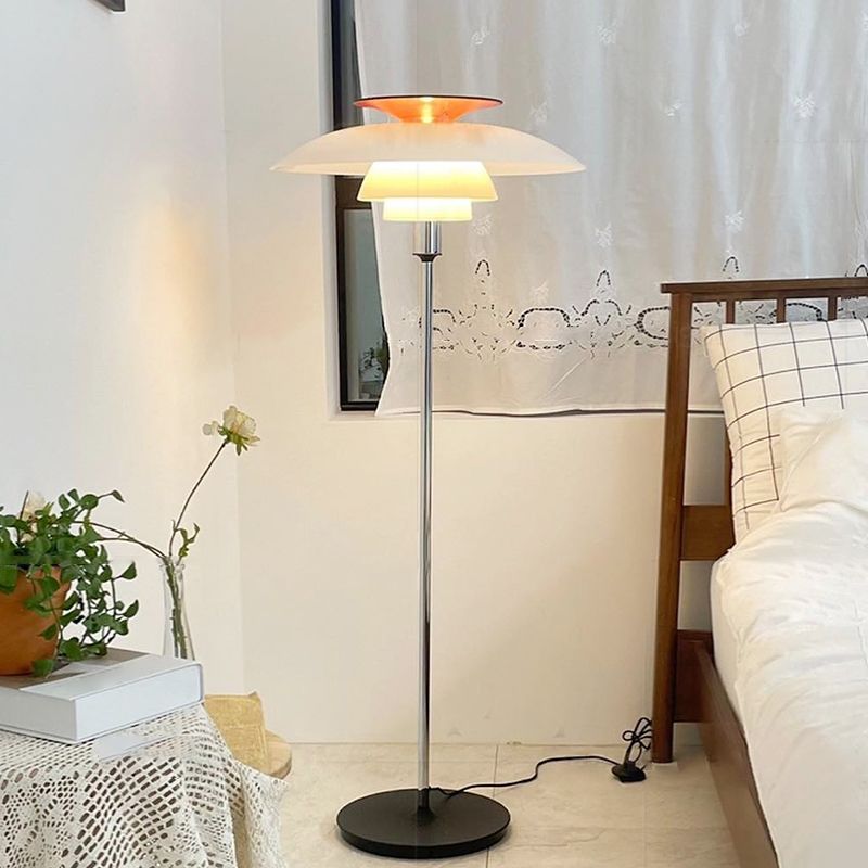 Salgado Moderne Design LED Vliegende Schotel Metaal Acryl Vloerlamp Eetkamer/Woonkamer