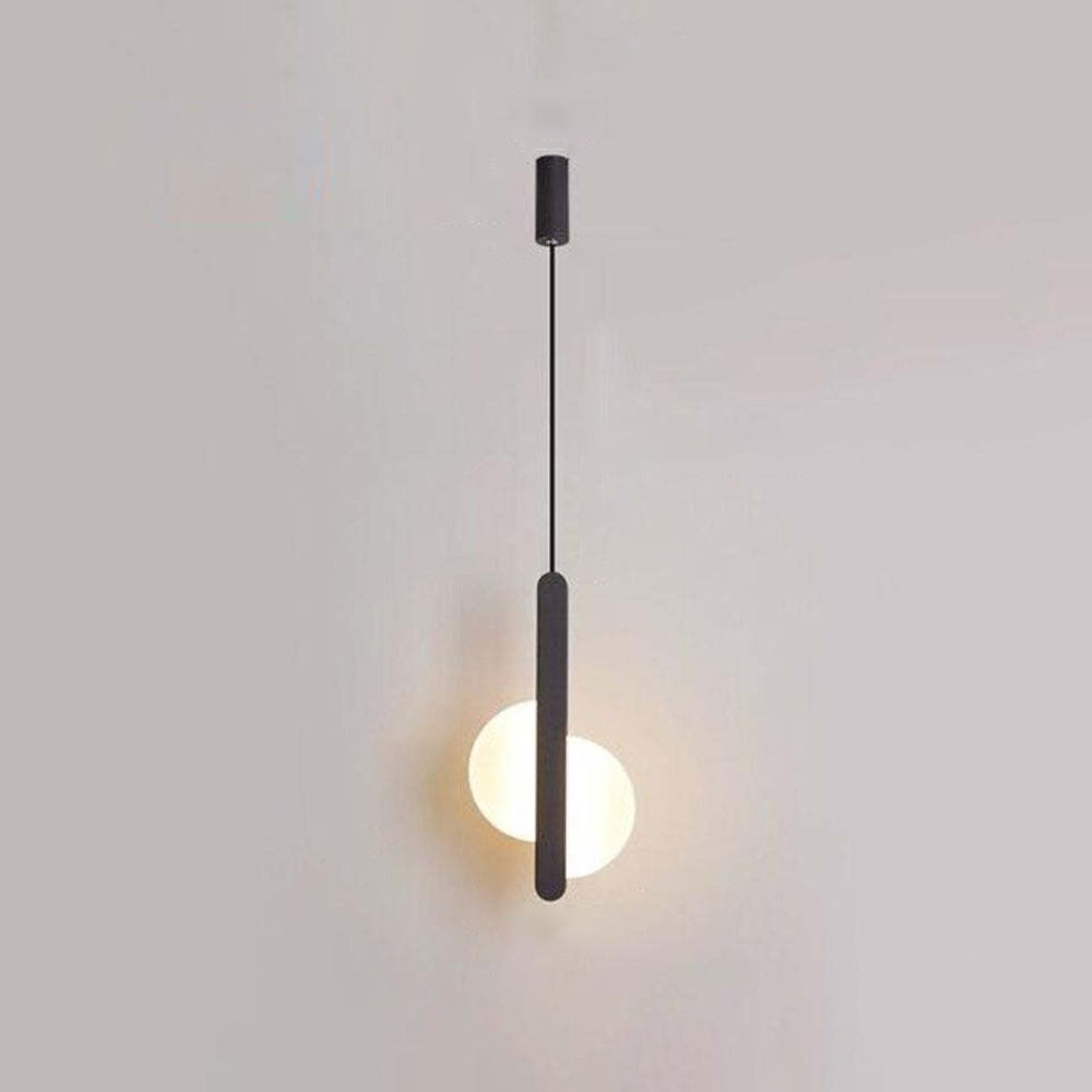 Nyla Moderne Rond LED Hanglampen Metaal/Acryl Zwart/Wit Woonkamer/Slaapkamer