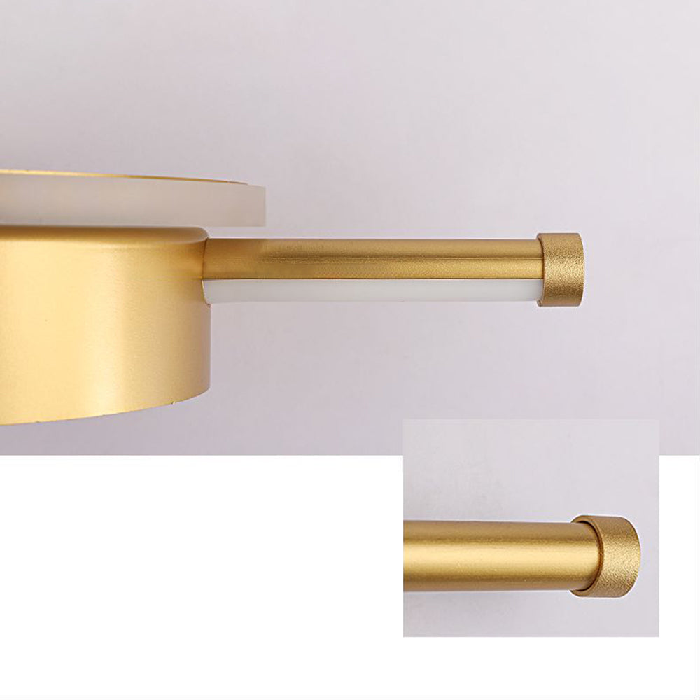 Edge Moderne Ronde Lineaire LED Wandlamp Wit/Zwart/Goud Woon/Slaapkamer Metaal&PC