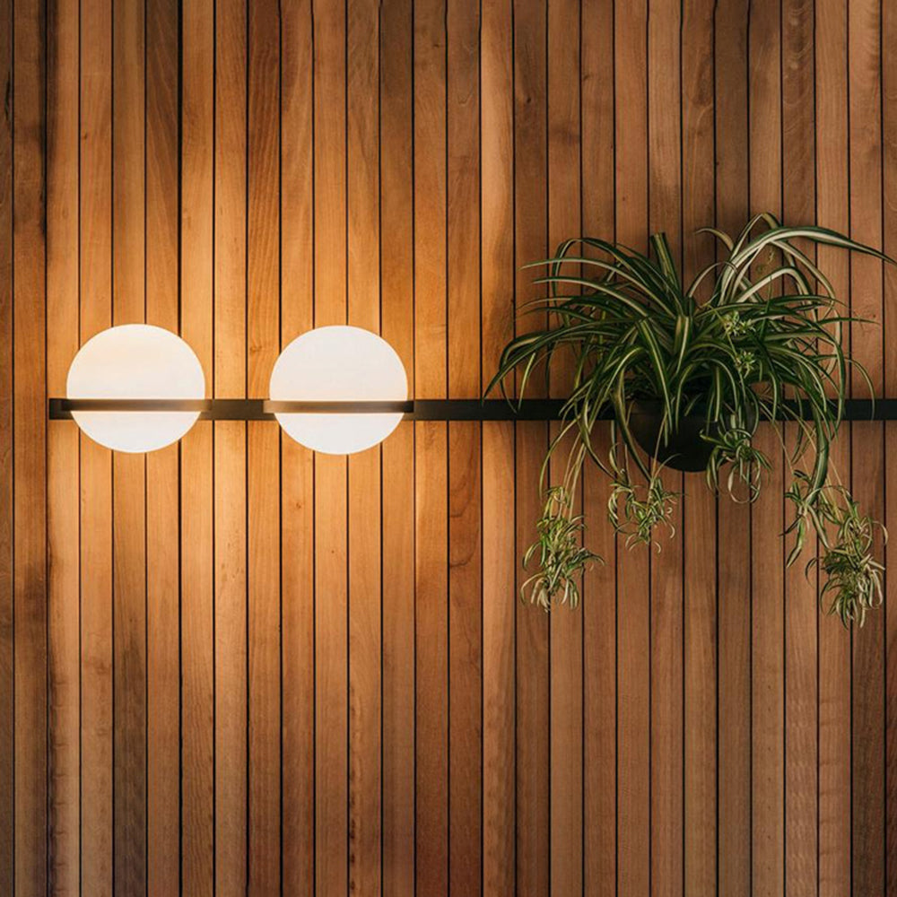 Valentina Moderne Design LED Buitenlamp Metaal Acryl Zwart/Wit Buiten