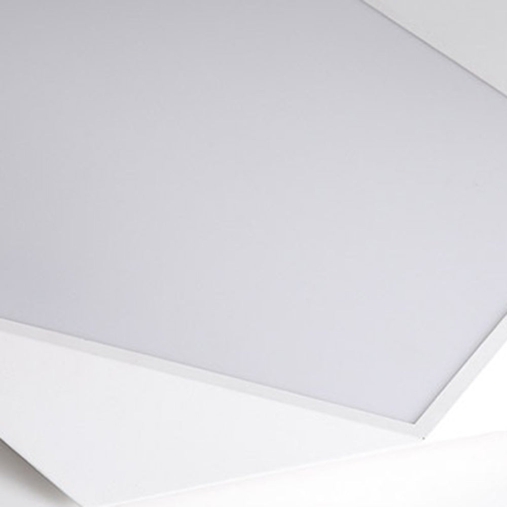 Quinn Moderne LED Plafondlamp Zwart Wit Metaal Slaapkamer Woonkamer