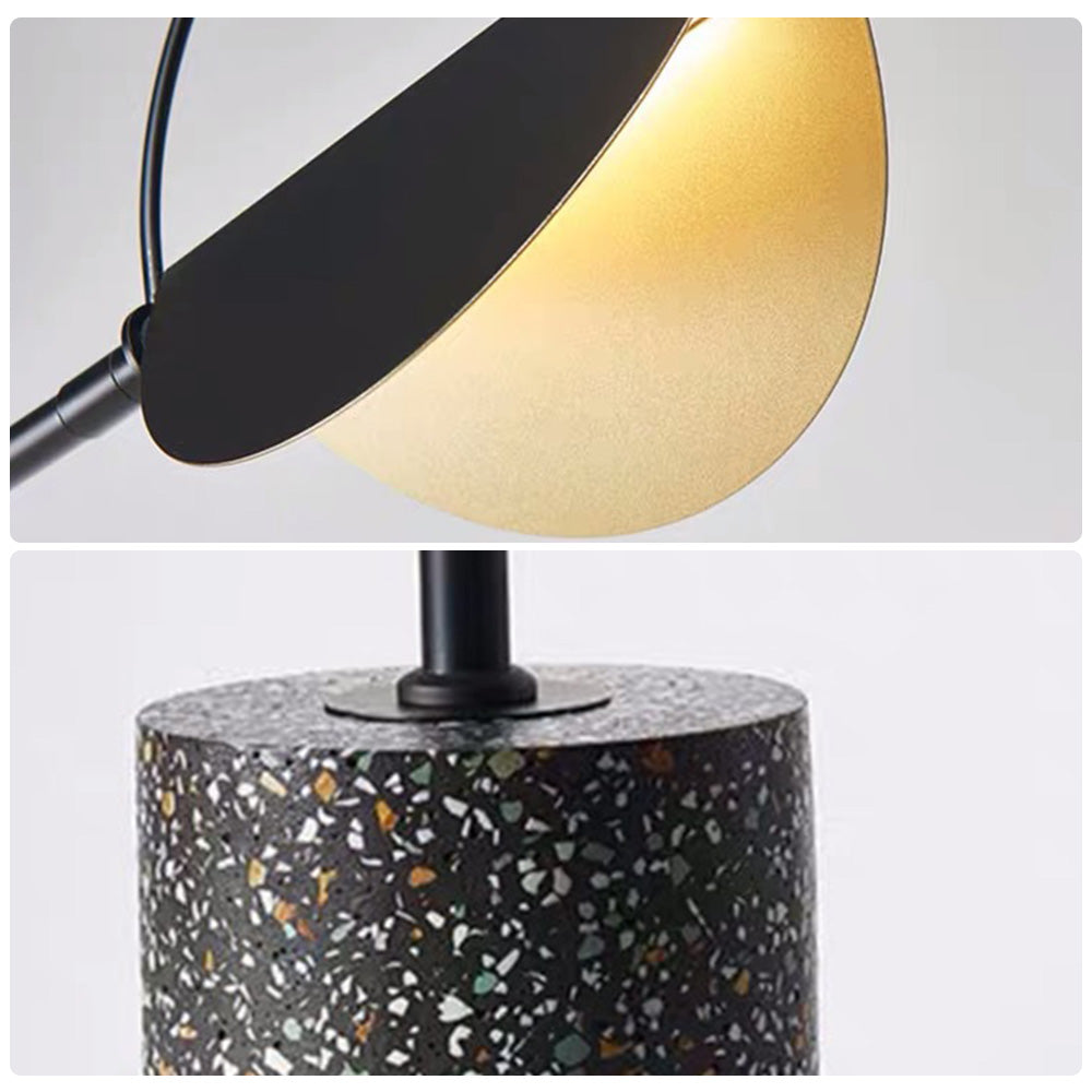 Salgado Moderne Minimalistische Vloerlamp Zwart Goud Metaal Woonkamer