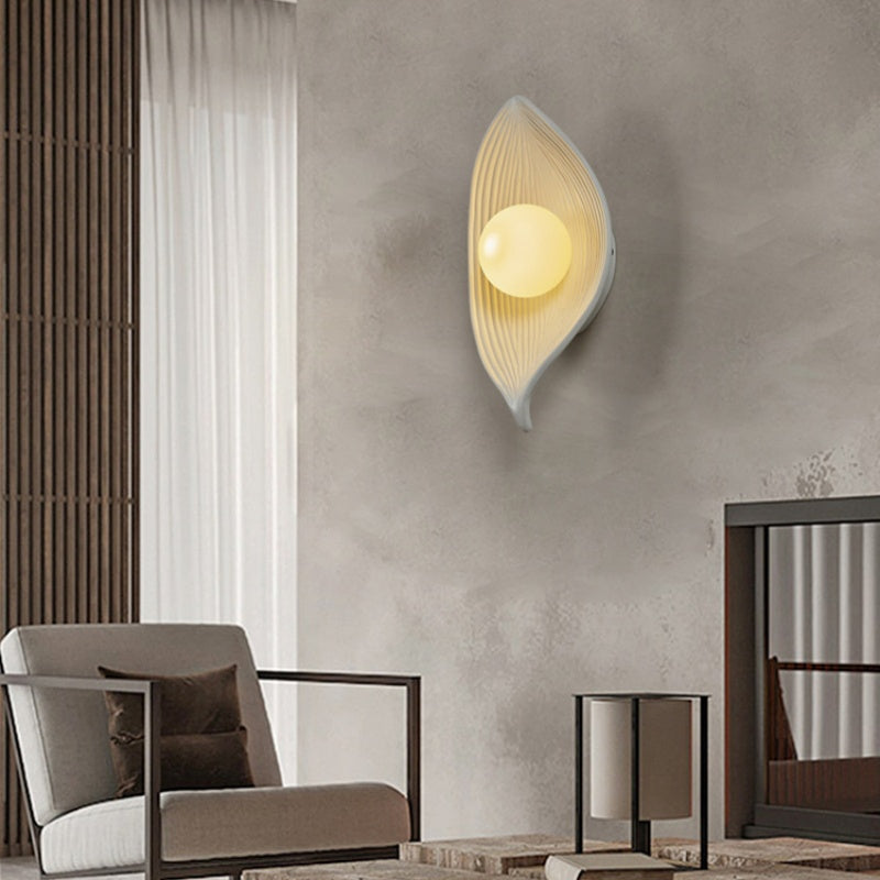Elif Moderne LED Wandlampen Zwart/Wit/Hout Acryl Woonkamer