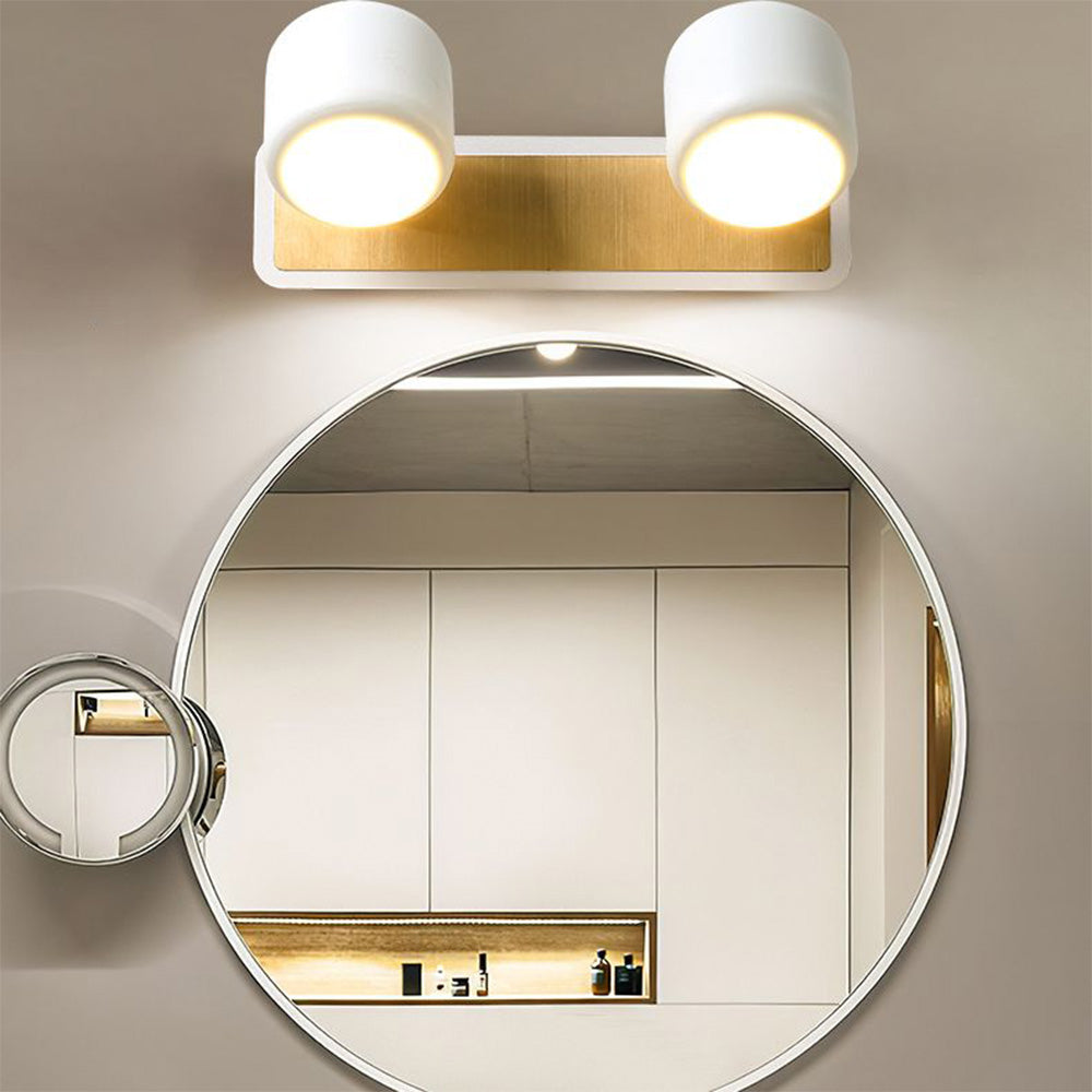 Cooley Ronde LED Wandlamp Zwart Wit Metaal Woonkamer Slaapkamer