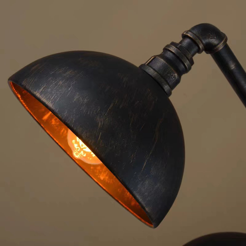Alessio Industriele Ronde LED Hanglamp Zwart Metaal Eetkamer Woonkamer