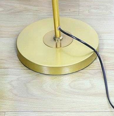 Valentina Moderne Bubble Vloerlamp Goud Glas Metaal Slaapkamer Woonkamer