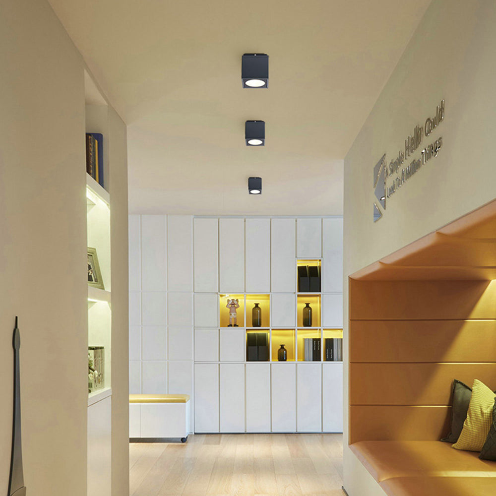 Orr Modern LED Plafondlamp Witte Zwart Metaal Buiten Woonkamer