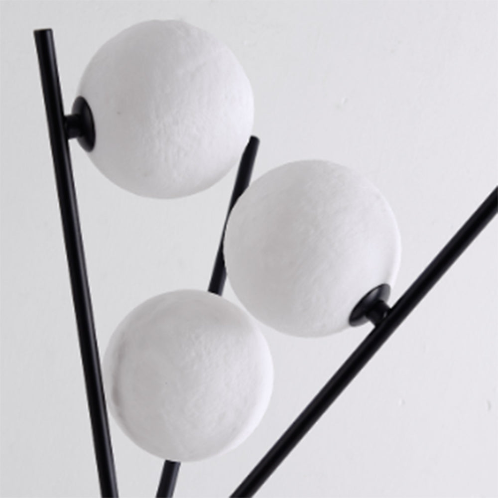 Valentina Driepoot Vloerlamp/Tafellamp Zwart Metaal PLA Woonkamer/Slaapkamer