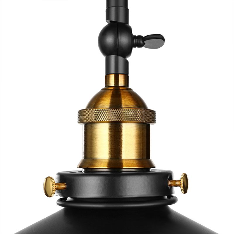 Cooley Retro Metaal Inbouw Plafondlamp Zwart