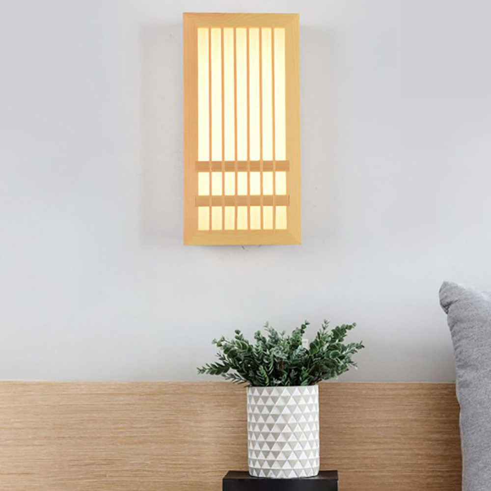 Ozawa Design LED Wandlamp Hout Groot Acryl Woonkamer Slaapkamer