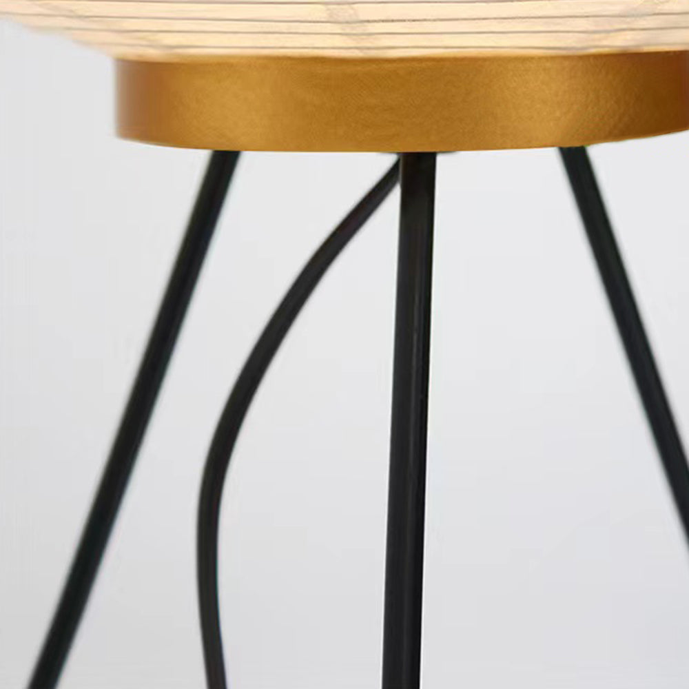 Renée Minimalistische LED Vloerlamp Zwart Metaal Eetkamer Woonkamer