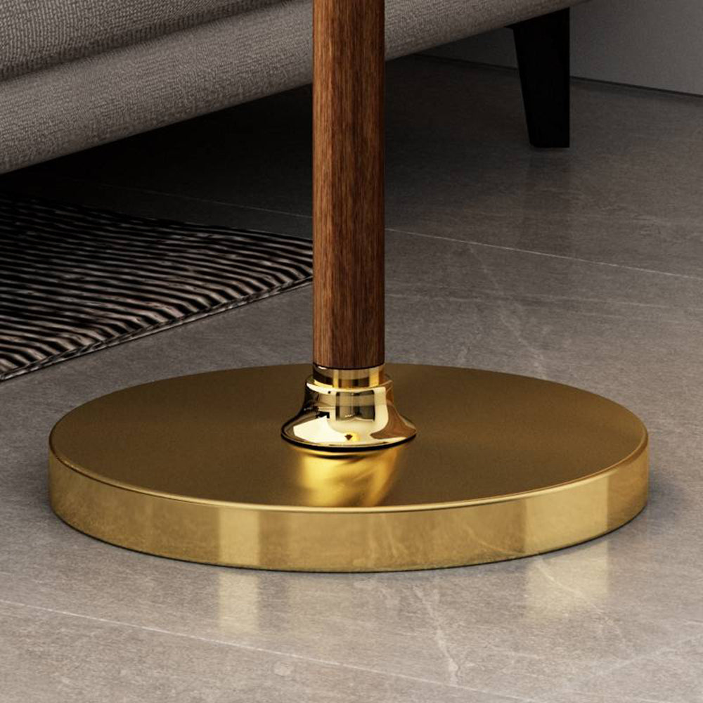 Ozawa Moderne Design Eenvoudig Notenhout/Metaal/Stof Tafel/Vloerlamp Woonkamer