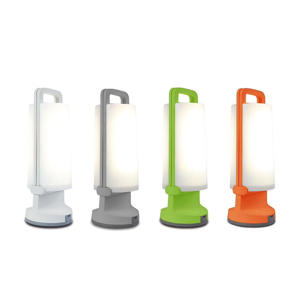 Orr Moderne Cilinder LED Buitenlamp Acryl Grijs/Wit/Groen/Oranji Tuin/Stoeprand/Balkon