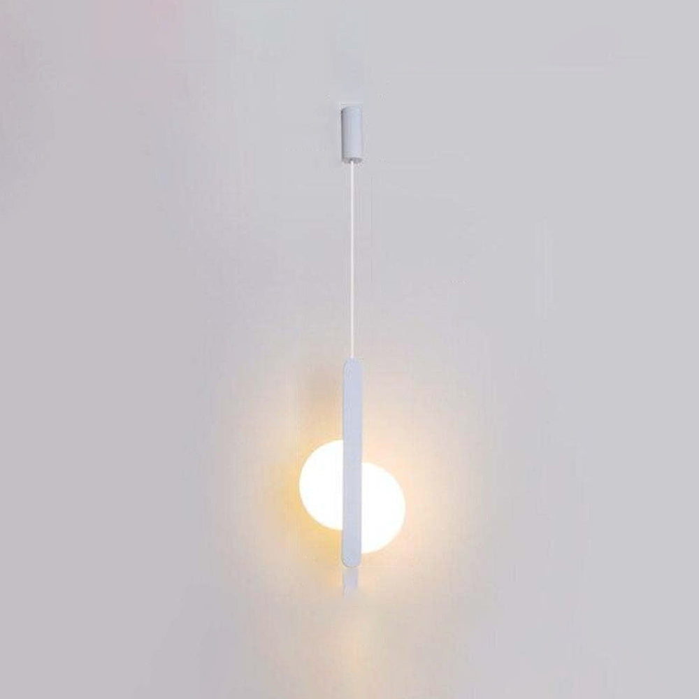 Nyla Moderne Rond LED Hanglampen Metaal/Acryl Zwart/Wit Woonkamer/Slaapkamer