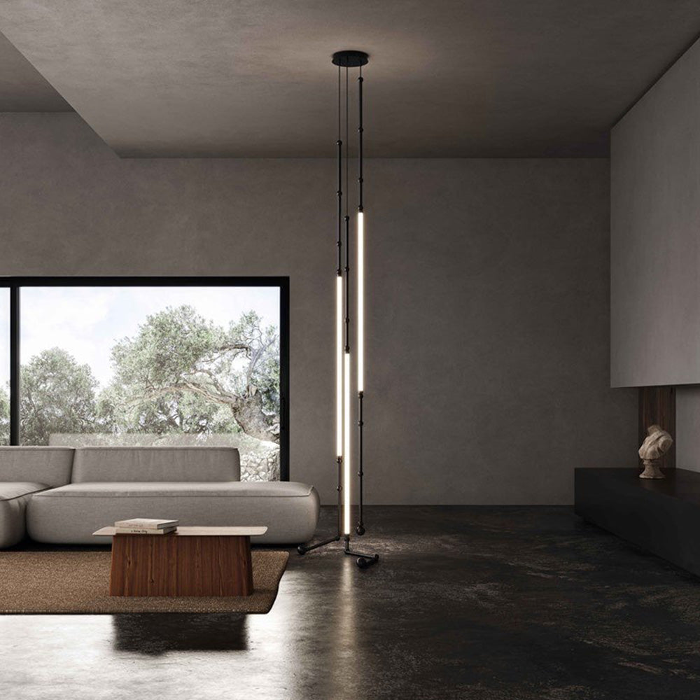 Edge Industriele LED Hanglamp Zwart Wit Metaal Silicone Slaapkamer