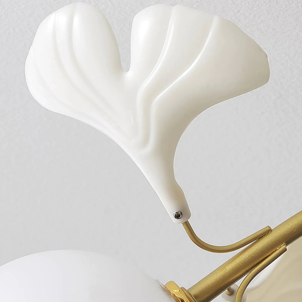 Olivia Design Bol LED Plafondlamp Metaal/Keramisch Wit/Goud Slaap/Woon/Eetkamer