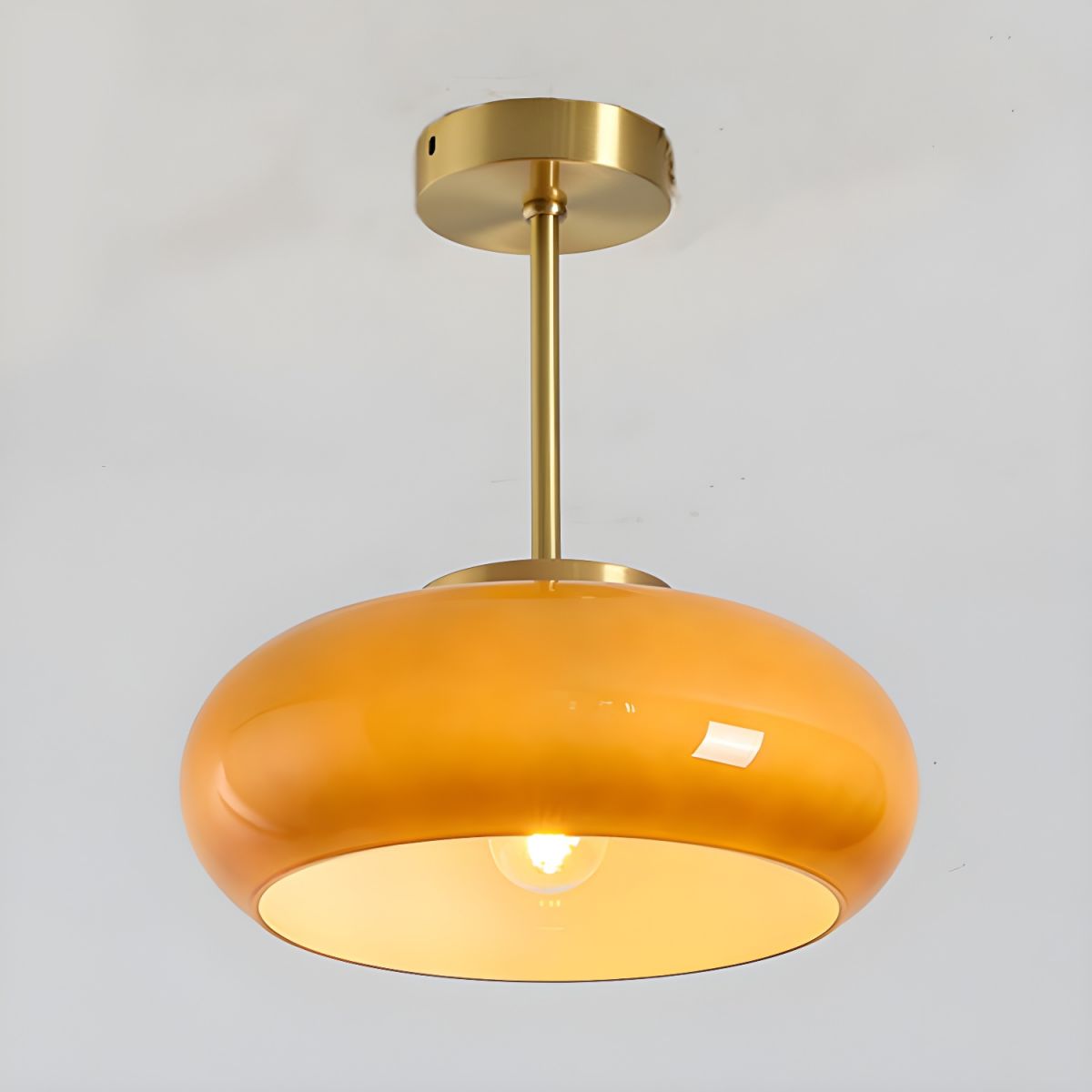Sanna Moderne Design LED Plafondlamp Glass Woonkamer Keuken