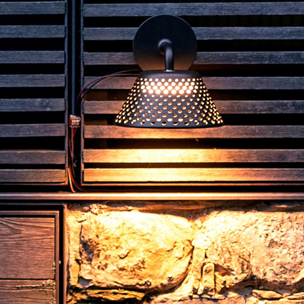 Carins Industrieel Hol LED Buitenlamp Karwei Zwart Metaal Tuin