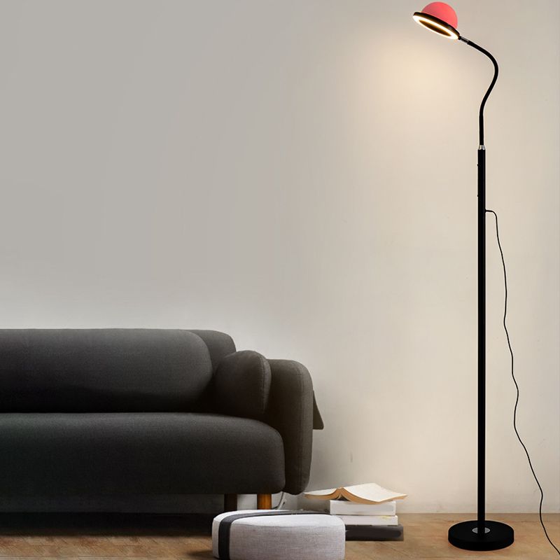 Eryn Moderne Design LED Globe Vloerlamp Acryl Zwart Metaal/Kunststof Slaapkamer/Woonkamer