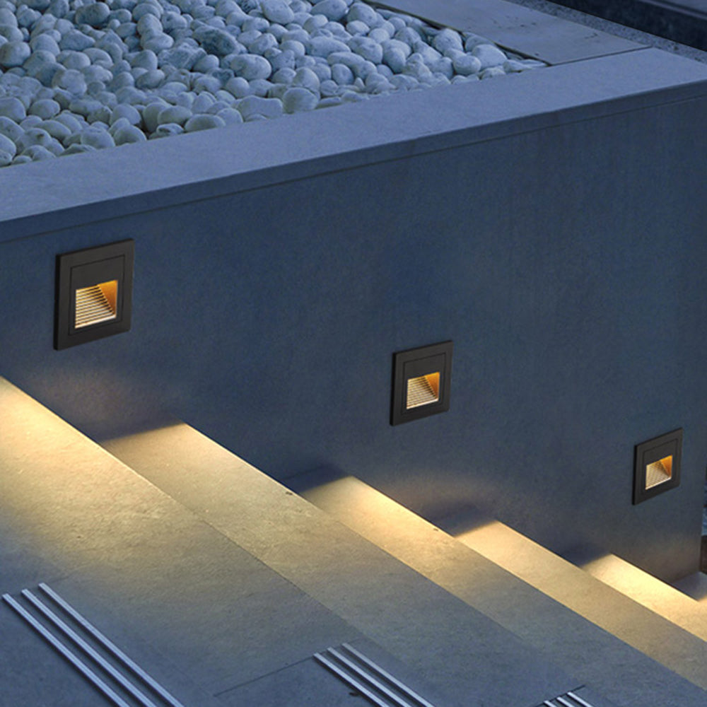 Orr Moderne Wandlamp Zwart/Wit/Grijs Metaal Buiten Trappenhuis