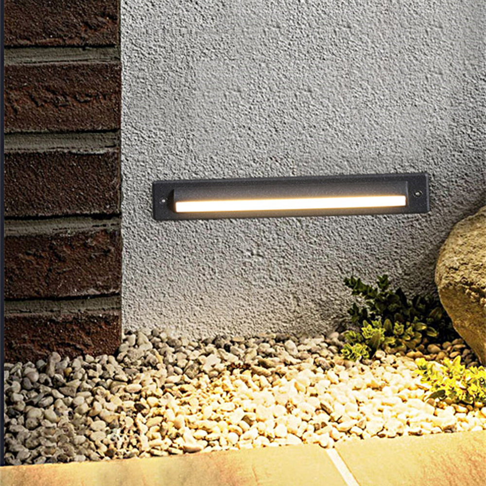 Orr Moderne LED Wandlamp Zwart Metaal/Acryl Buiten Trappenhuis