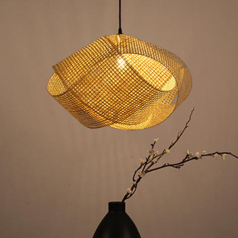 Ritta Moderne Design LED Hanglampen Bamboo Slaapkamer Woonkame