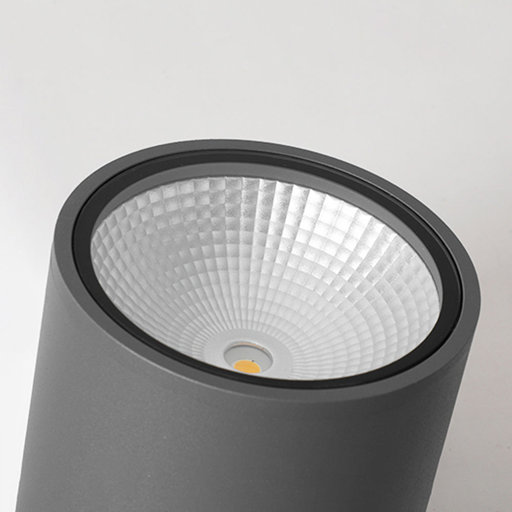 Orr Modern LED Rond Kleine Witte Zwart Metaal Woonkamer Buiten