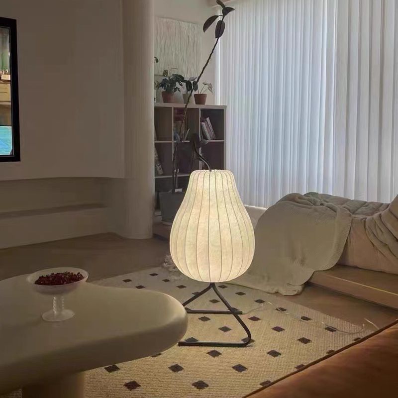 Renée Moderne Design Vloerlamp Peervormig Uniek Art Deco Stof/Metaal Woonkamer