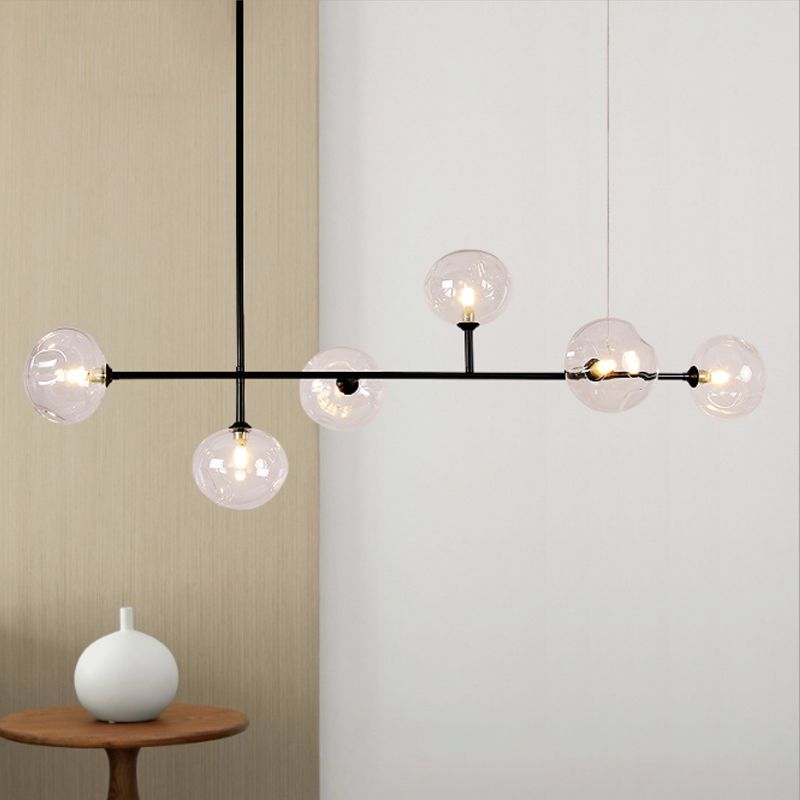 Valentina Moderne LED Hanglamp Zwart Metaal Woonkamer Slaapkamer