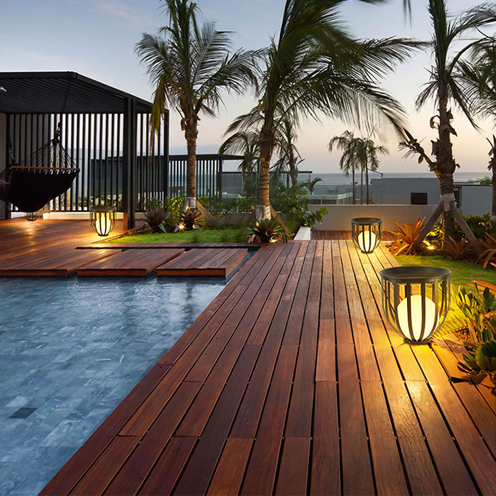 Orr Moderne LED Design Buitenlamp Metaal Zwart Tuin/Stoeprand/Balkon