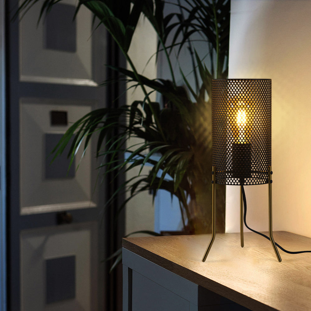 Zaid vloerlamp, metaal & aluminium