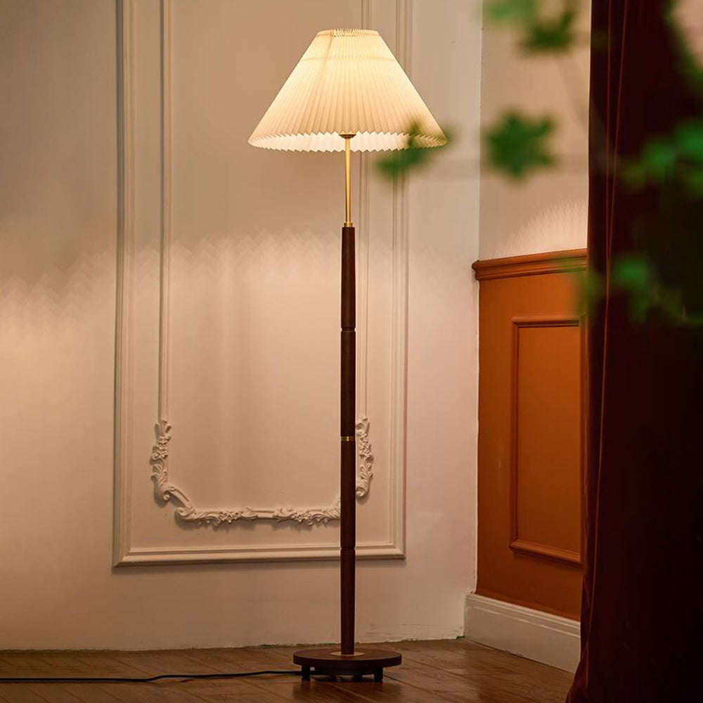 Ozawa Moderne Design Eenvoudig Notenhout/Metaal/Stof Tafel/Vloerlamp Woonkamer