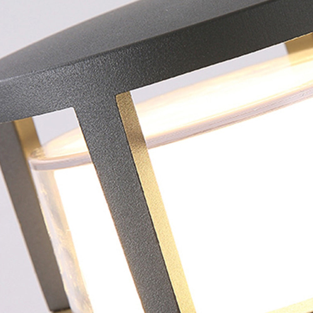 Pena Moderne Design LED Wandlamp Metaal Zwart Tuin/Binnenplaats