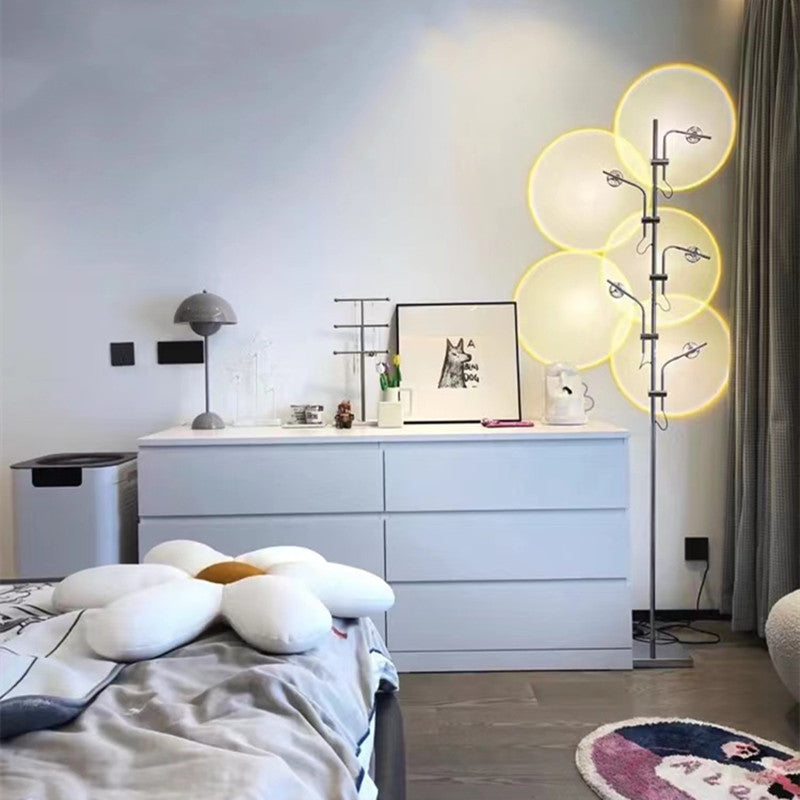 Salgado Vloerlampen Zonsondergang Projector Wit Woonkamer Slaapkamer