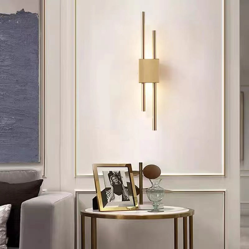 Alana Modern LED Wandlamp Wit Gouden Metaal Woonkamer Slaapkamer