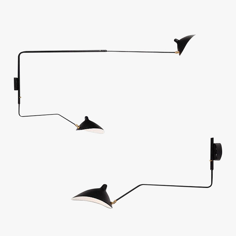 Schmitt Moderne Design LED Wandlampen Zwart Metaal Woonkamer Slaapkamer