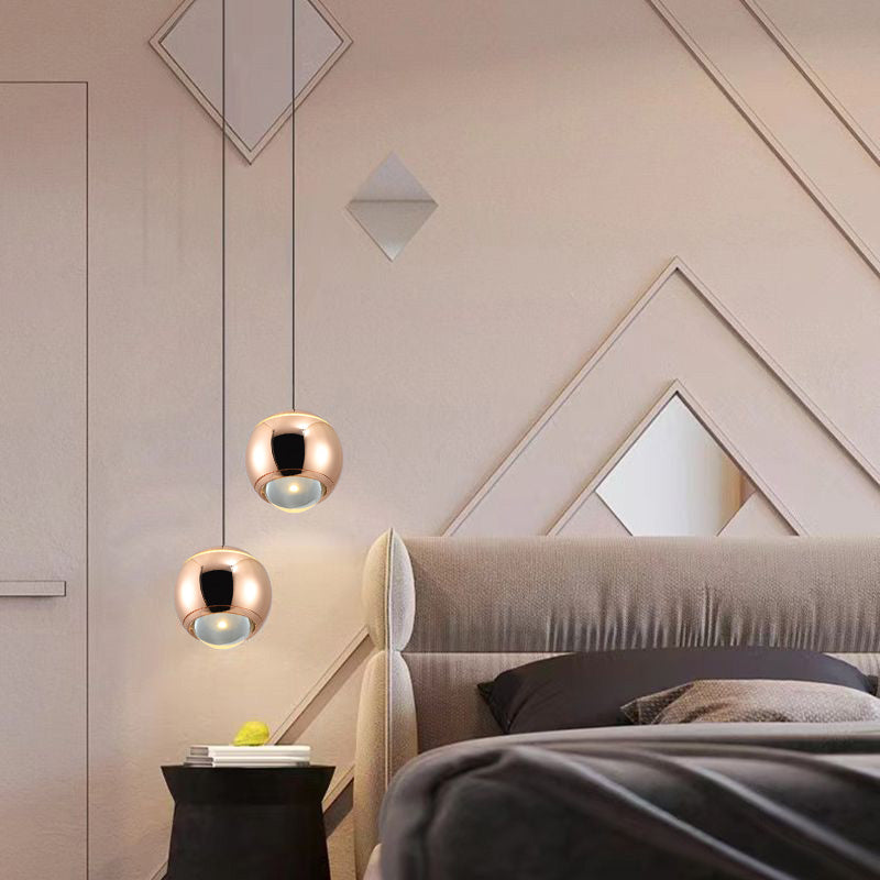 Valentina Moderne ronde Hanglamp Zwart/Gouden Woonkamer Slaapkamer