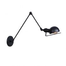 Brady Moderne Koepel LED Wandlamp Zwart/Goud Metaal Binnen
