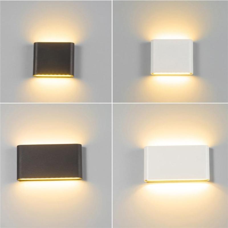 Orr Moderne LED Wandlampen Wit Zwart Acryl Metaal Tuin Hal