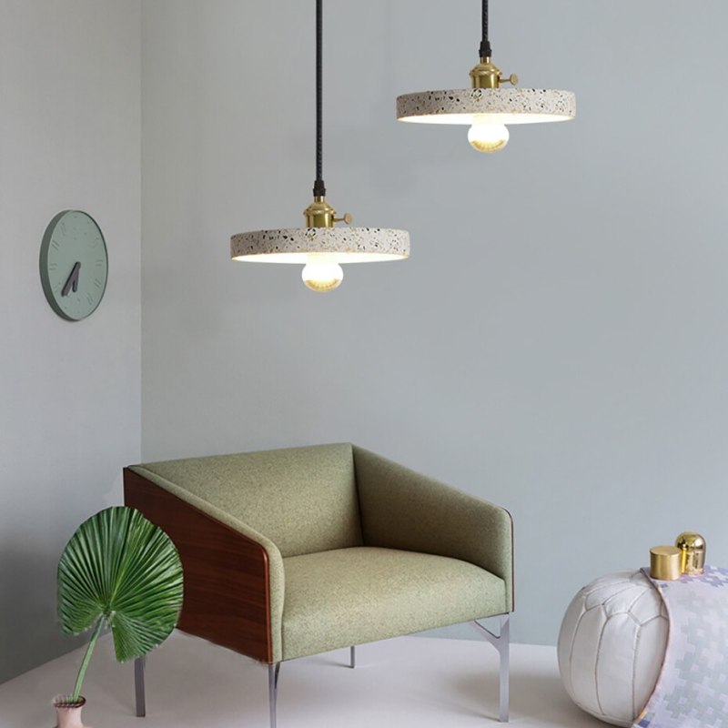 Nazifa Ronde Design LED Hanglampen Metaal Steen Keuken Eetkamer