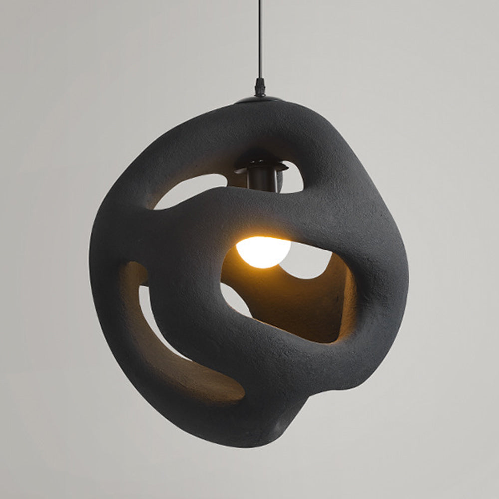 Byers Moderne Onregelmatige LED Hanglamp Wit/Zwart Resin Binnen