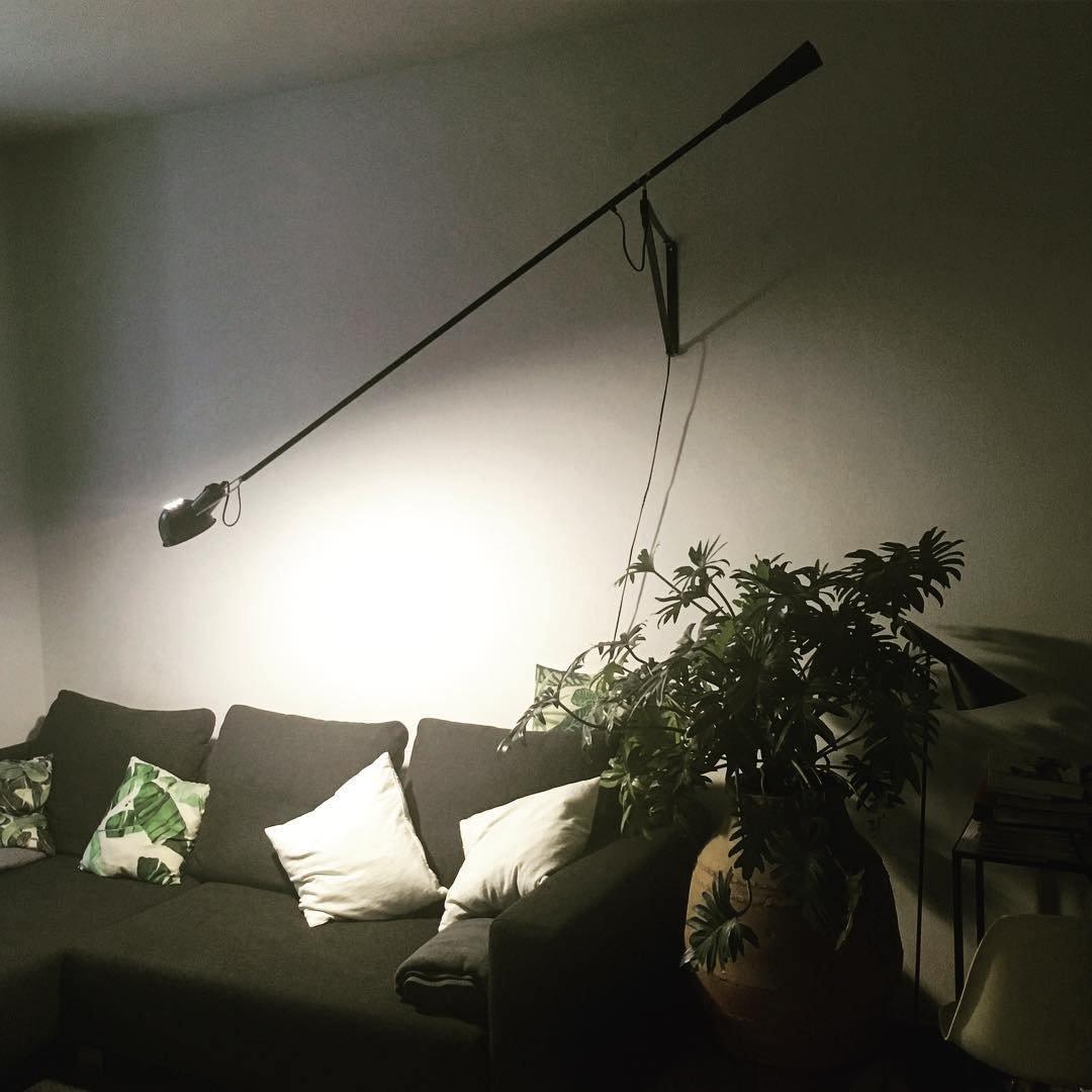 Cid moderne minimalistische wandlamp met lange arm