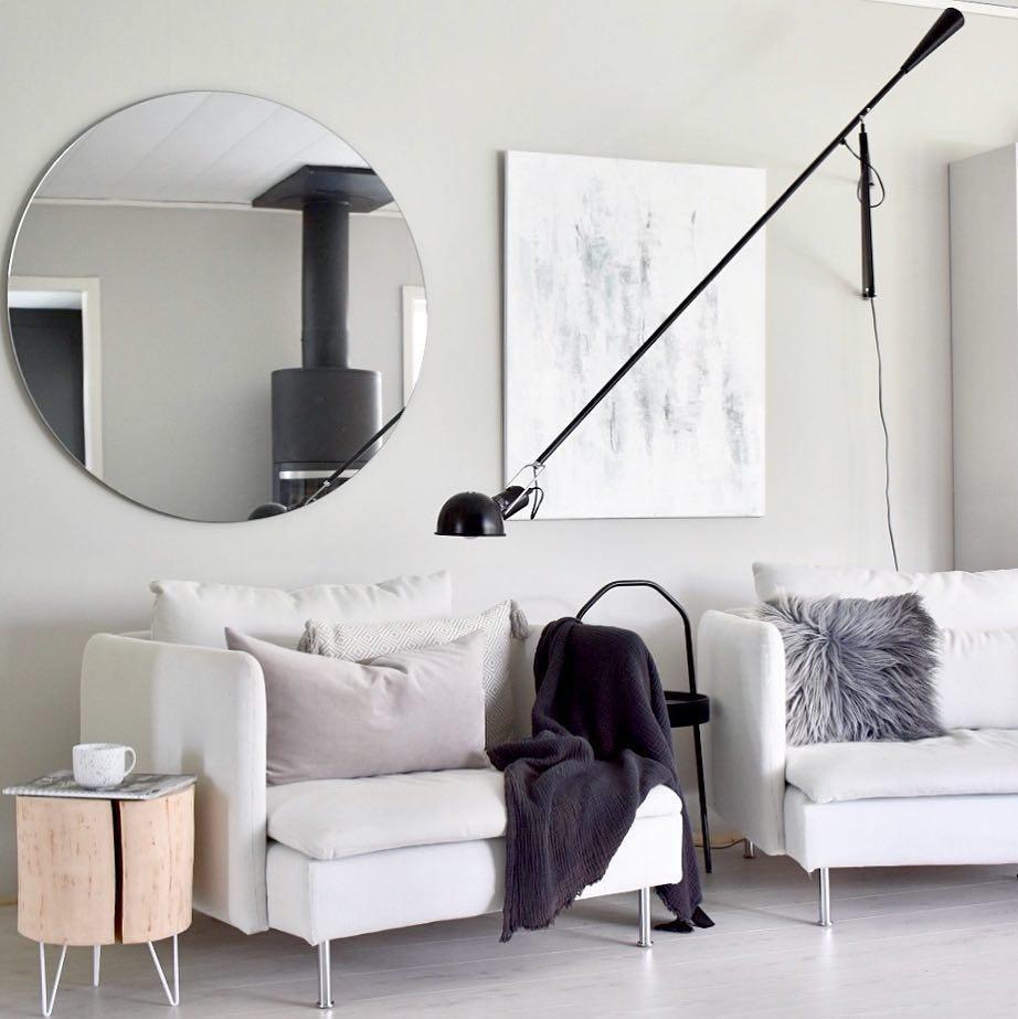Cid moderne minimalistische wandlamp met lange arm
