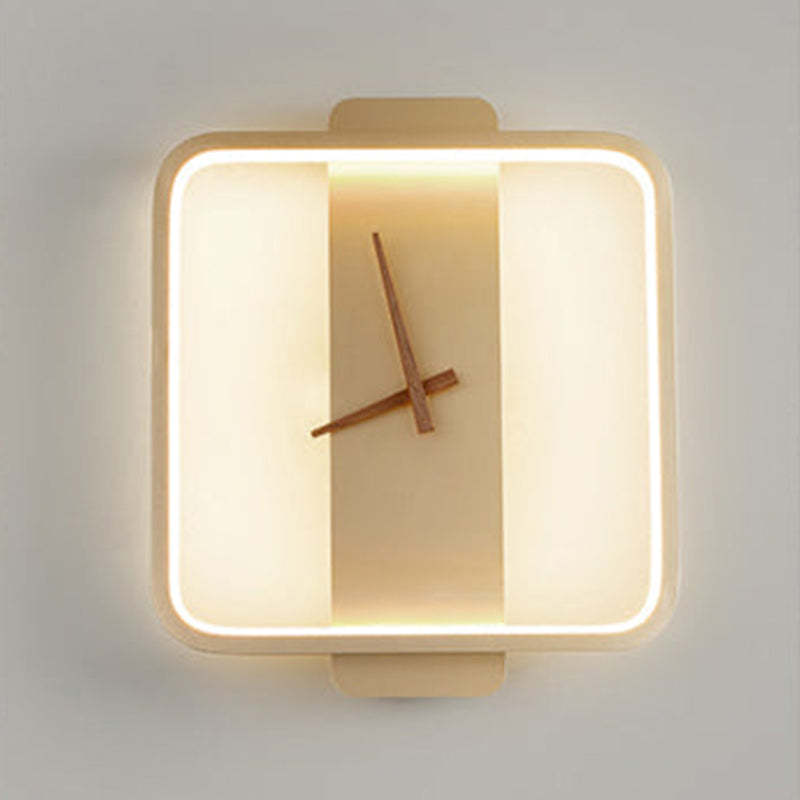 Nordic Ronde Kleine LED Wandlampen Wit Goud Zwart Metaal Kinderamer