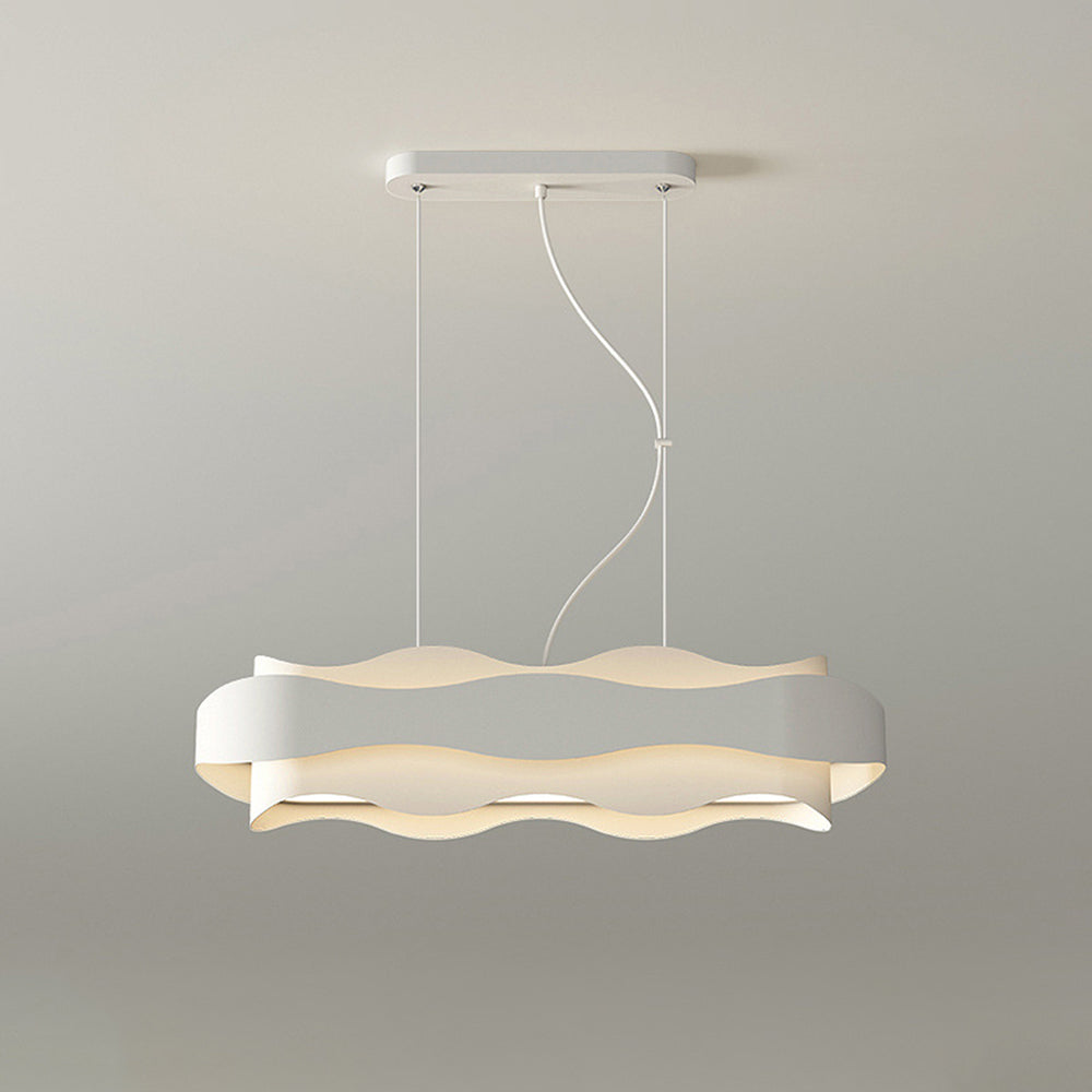 Bella Art Deco Bloemvorm Metalen Hanglamp, Wit, Woonk/Eetk/ Slaapkamer